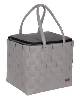 Flechtkorb Mit Großer Kühltasche Brown -Normani 166288