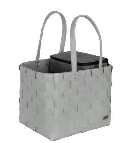 Einkaufstasche Mit Kleiner Kühltasche Hellgrau 10 Einkaufstasche Mit Kleiner Kühltasche Hellgrau -Normani 166386