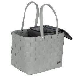 Einkaufstasche Mit Kleiner Kühltasche Hellgrau 11 Einkaufstasche Mit Kleiner Kühltasche Hellgrau -Normani 166391