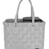 Flechtkorb Mit Kleiner Kühltasche Hellgrau 1 Flechtkorb Mit Kleiner Kühltasche Hellgrau -Normani 166424