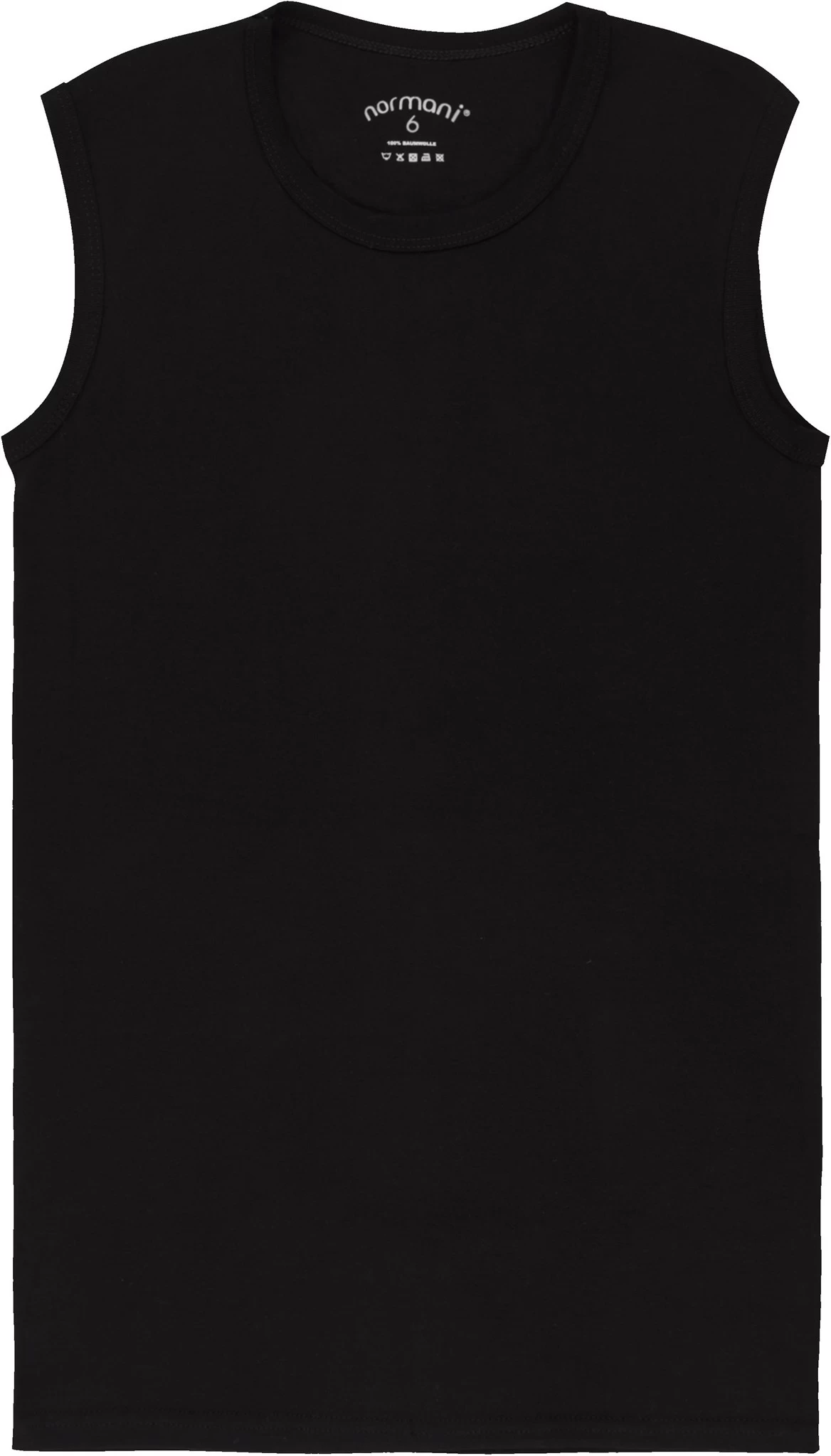 4 Stück Herren-Unterhemd Mit Extra-breiten Trägern Schwarz 4 4 Stück Herren-Unterhemd Mit Extra-breiten Trägern Schwarz – Bild 2