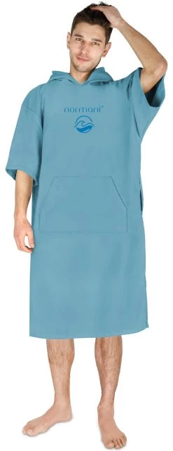 Mikrofaser Badeponcho „Siargao“ Blau -Normani 167076