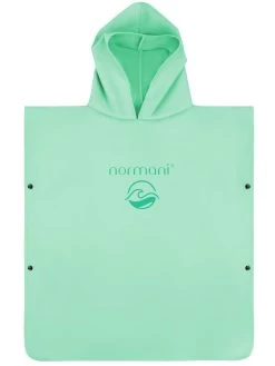 Kinder Badeponcho Aus Mikrofaser „Manati“ Minze -Normani 167222