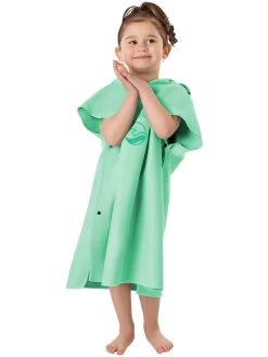 Kinder Mikrofaser Badeponcho „Rincon“ Minze -Normani 167271