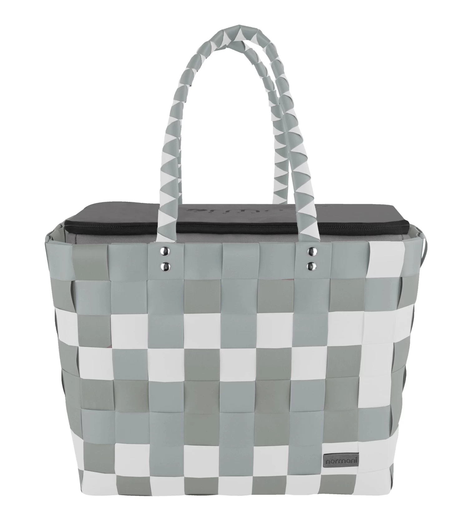 Flechtkorb Mit Großer Kühltasche Leaves 3 Flechtkorb Mit Großer Kühltasche Leaves