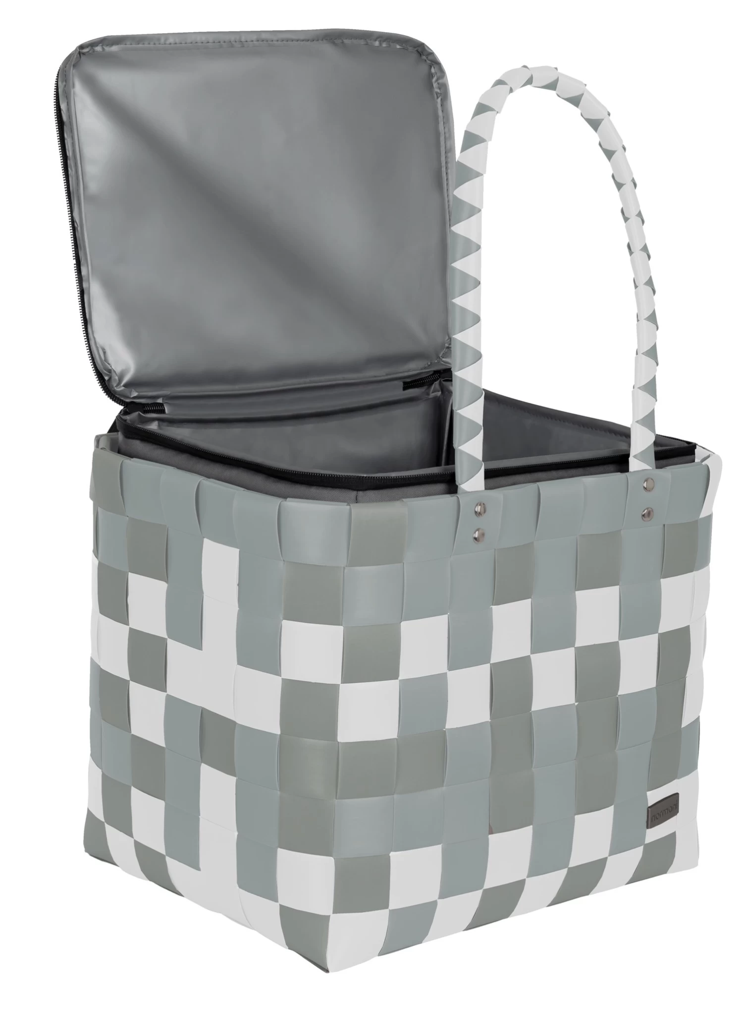 Flechtkorb Mit Großer Kühltasche Leaves 6 Flechtkorb Mit Großer Kühltasche Leaves – Bild 4