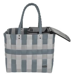 Flechtkorb Mit Kleiner Kühltasche Grey Shadow -Normani 167889