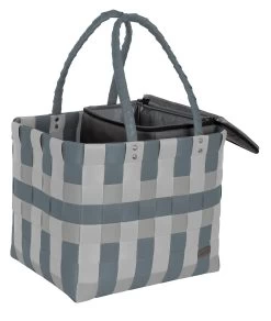 Flechtkorb Mit Kleiner Kühltasche Grey Shadow -Normani 167893