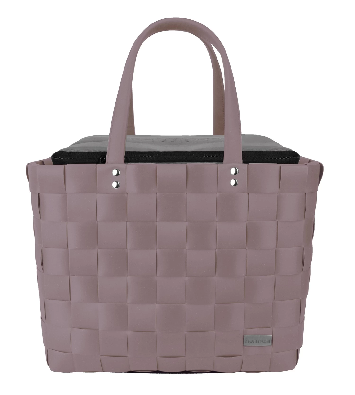 Flechtkorb Mit Großer Kühltasche Rose 3 Flechtkorb Mit Großer Kühltasche Rose