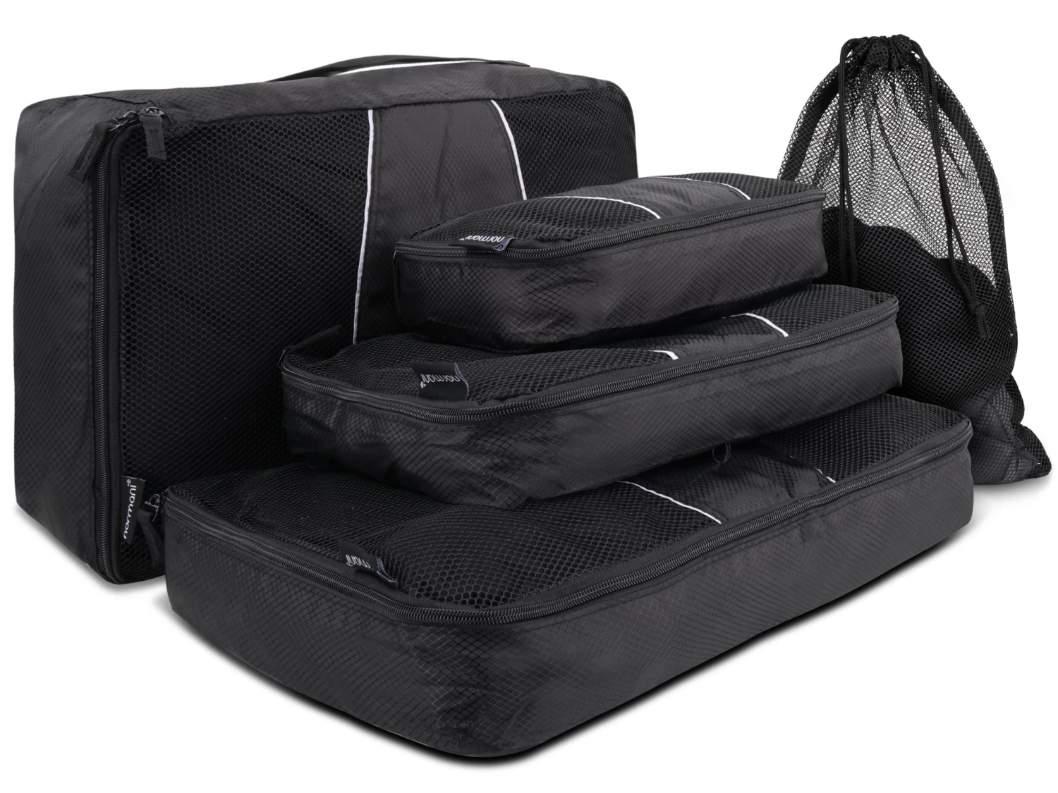 Reisetasche „Kompass“ Mit 5 Passenden Kleidersäcken Grau 4 Reisetasche „Kompass“ Mit 5 Passenden Kleidersäcken Grau – Bild 2