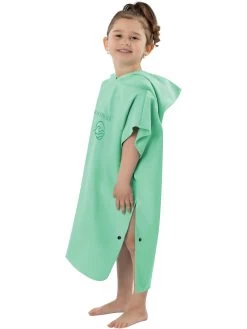 Kinder Mikrofaser Badeponcho „Rincon“ Minze -Normani 168382