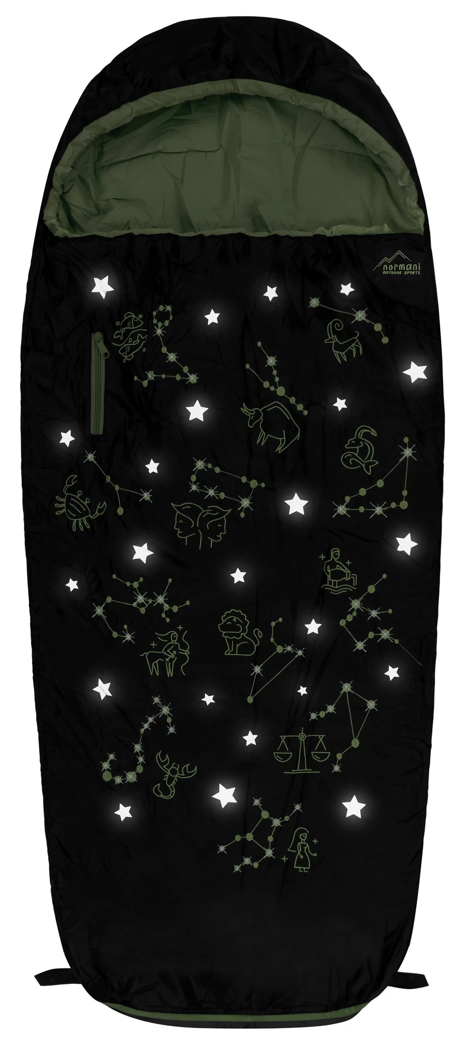 Kinder Schlafsack „Lavensby“ Grün 5 Kinder Schlafsack „Lavensby“ Grün – Bild 3