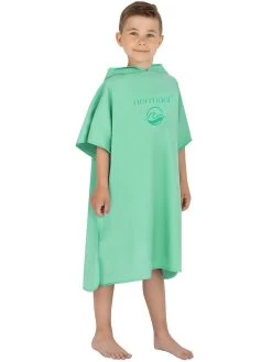 Kinder Badeponcho Aus Mikrofaser „Manati“ Minze -Normani 168514