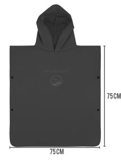 Kinder Badeponcho Aus Mikrofaser „Manati“ Schwarz 11 Kinder Badeponcho Aus Mikrofaser „Manati“ Schwarz -Normani 168518