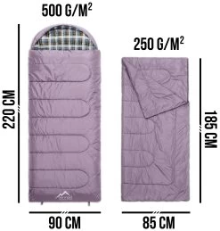 4-in-1 Schlafsack „Antarctica“ (RV Rechts) Rosa 17 4-in-1 Schlafsack „Antarctica“ (RV Rechts) Rosa -Normani 168657