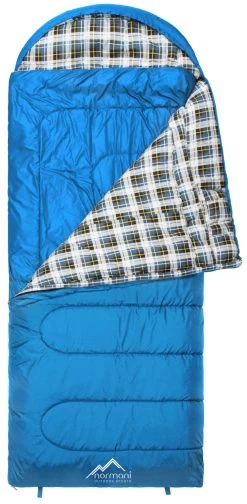 4-in-1 Schlafsack „Antarctica“ (RV Links) Blau -Normani 168690