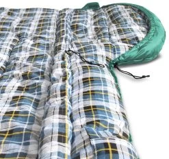 4-in-1 Schlafsack „Antarctica“ (RV Links) Grün -Normani 168698