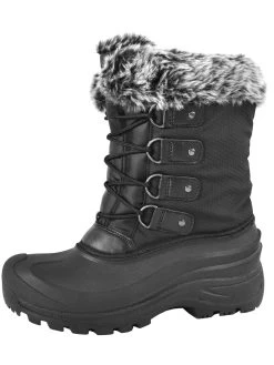 Damen Winterstiefel Schwarz/Grau -Normani 170371
