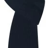 Merinowoll-Schal „Yuma“ Glatt Navy 1 Merinowoll-Schal „Yuma“ Glatt Navy -Normani 170590 1