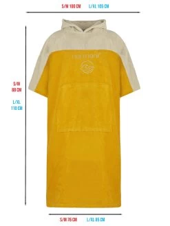 Surfer Poncho „Kuta“ Gelb -Normani 170855