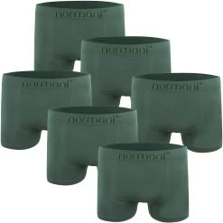 6 Stück Mikrofaser-Boxershorts Für Herren Aus Nylon Oliv