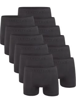 12 Stück Mikrofaser-Boxershorts Für Herren Anthrazit