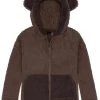 Kinder Teddy Jacke „Barvas“ Dunkelbraun -Normani 173020