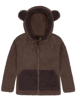 Kinder Teddy Jacke „Barvas“ Dunkelbraun