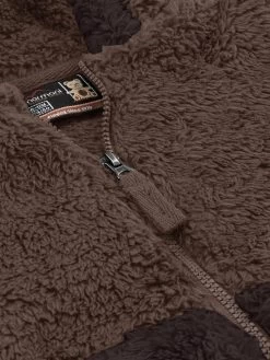 Kinder Teddy Jacke „Barvas“ Dunkelbraun -Normani 173023