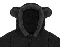 Kinder Teddy Jacke „Barvas“ Schwarz -Normani 173032