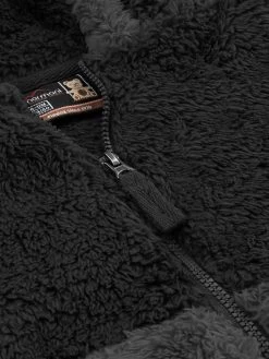 Kinder Teddy Jacke „Barvas“ Schwarz -Normani 173033