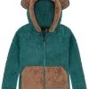 Kinder Teddy Jacke „Barvas“ Petrol