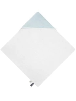 Baby Musselin Kapuzenhandtuch „Kampala“ Hellblau