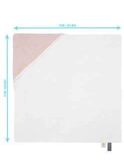 Baby Musselin Kapuzenhandtuch „Kampala“ Rosa -Normani 176212