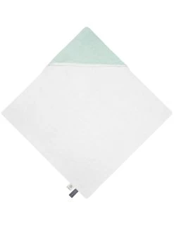 Baby Musselin Kapuzenhandtuch „Kampala“ Minze