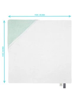 Baby Musselin Kapuzenhandtuch „Kampala“ Minze 11 Baby Musselin Kapuzenhandtuch „Kampala“ Minze -Normani 176218