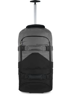 Reisetrolley Mit Rucksackfunktion 90 L Mit 5 Kleidertaschen Schwarz/Grau -Normani 176354