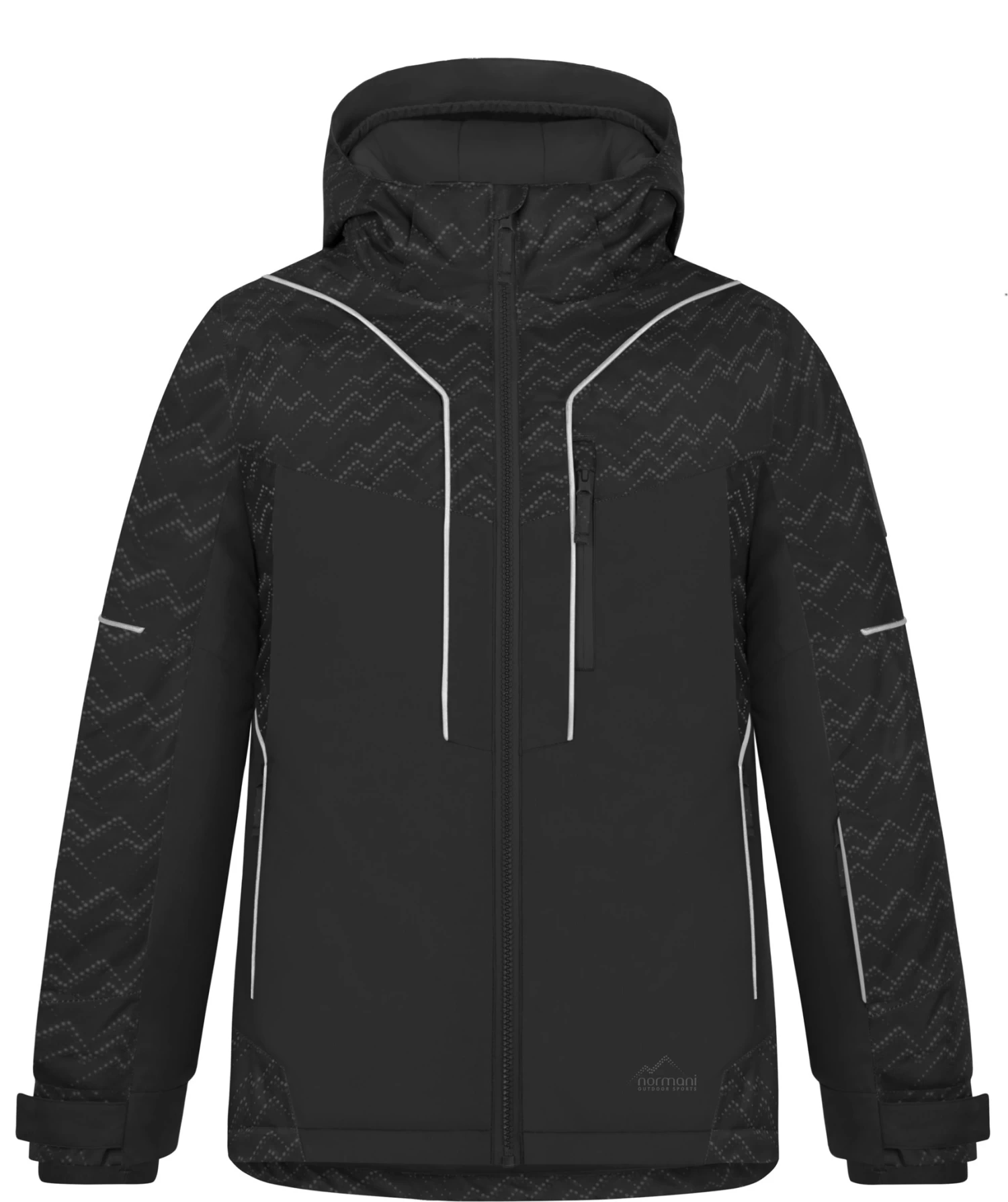 Kinder Skijacke „Dawson“ Schwarz