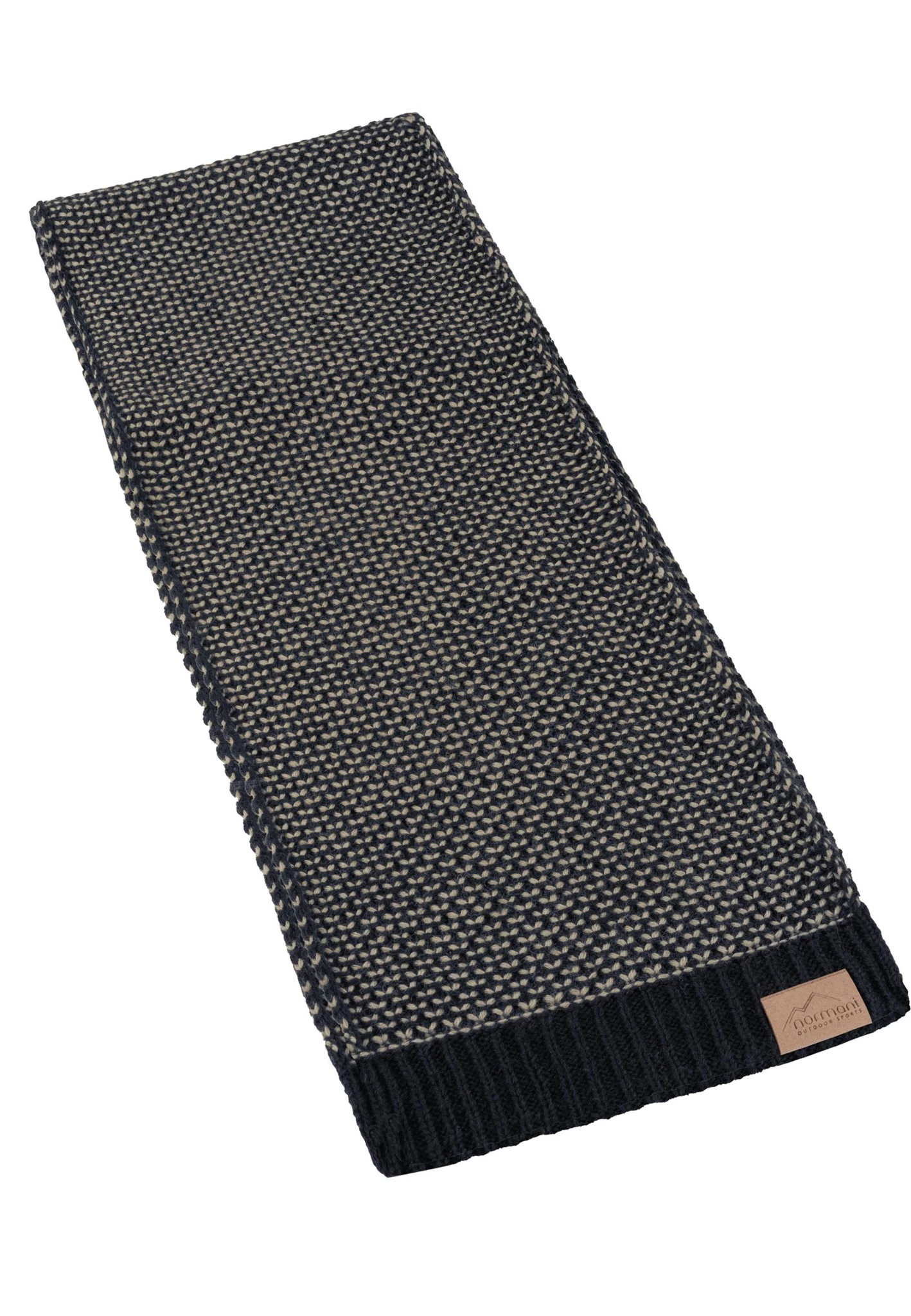 Strickschal „Edet“ Navy/Beige 5 Strickschal „Edet“ Navy/Beige – Bild 3