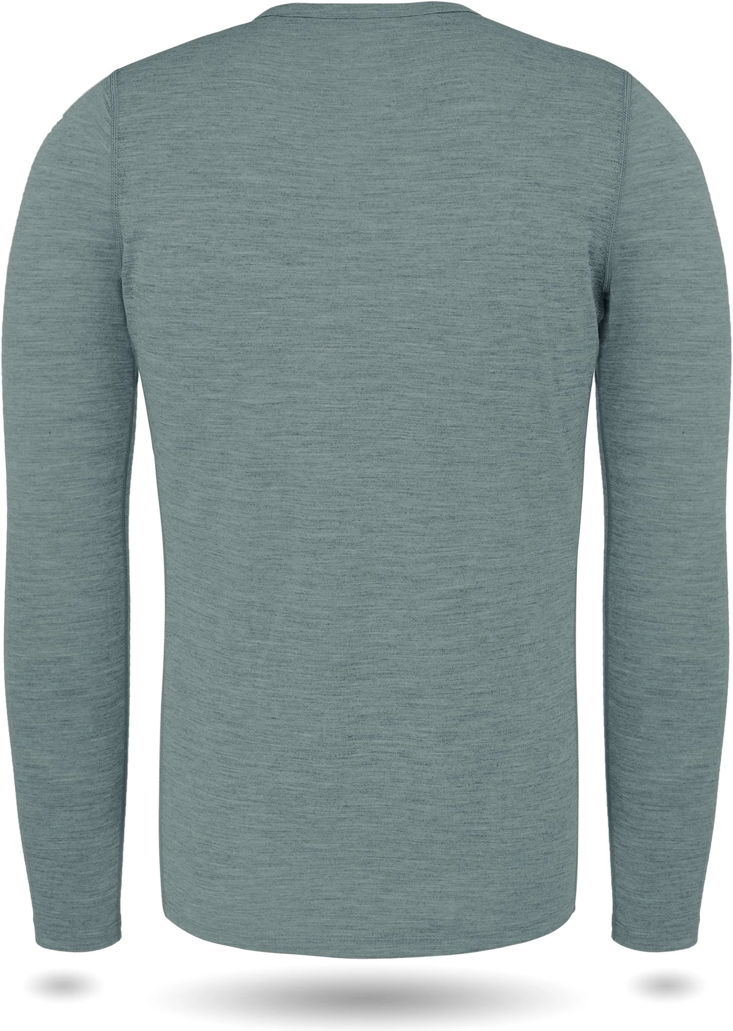 Herren Merino Langarm „Melbourne“ Blau 5 Herren Merino Langarm „Melbourne“ Blau – Bild 3