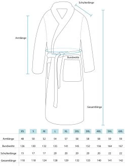 Unisex Baumwoll-Bademantel „Flee“ 450 G/m² Beige -Normani 177108 2