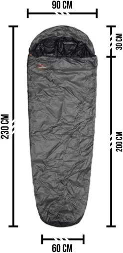Schlafsack-Regenüberzug „SleeBag“ (RV Rechts) Grau 9 Schlafsack-Regenüberzug „SleeBag“ (RV Rechts) Grau -Normani 177888