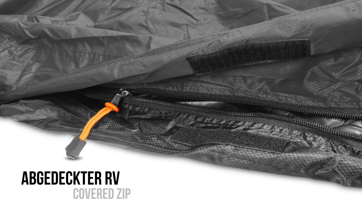 Schlafsack-Regenüberzug „SleeBag“ (RV Rechts) Grau 7 Schlafsack-Regenüberzug „SleeBag“ (RV Rechts) Grau – Bild 5