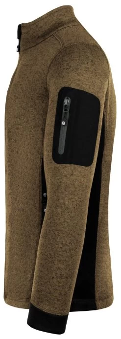 Herren Strick-Fleecejacke „Wapusk“ Beige -Normani 177915