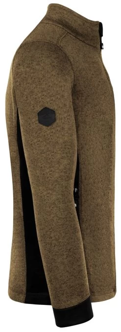 Herren Strick-Fleecejacke „Wapusk“ Beige -Normani 177916