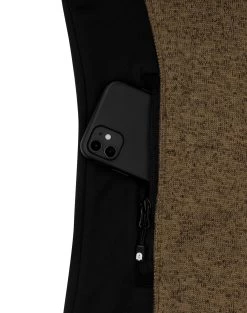 Herren Strick-Fleecejacke „Wapusk“ Beige -Normani 177917