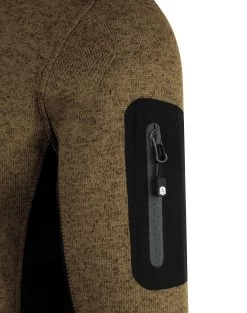 Herren Strick-Fleecejacke „Wapusk“ Beige -Normani 177918