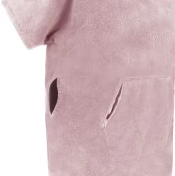 Surfer Poncho - Baumwoll Bademantel Mit Kapuze Rosa -Normani 178111