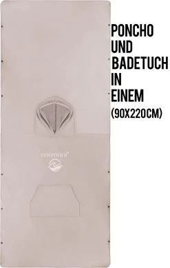 Weicher Mikrofaser Badeponcho „Nosara“ Rosa -Normani 178209