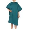 Kinder Badeponcho Aus Mikrofaser „Manati“ Petrol -Normani 178298